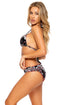 Luli Fama Night Glam Triangle Halter Top